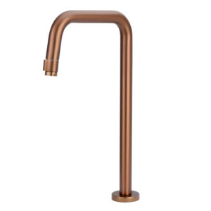 1253 1253 - Torneira Mesa Tubo Redondo 23 mm Alta Modelo U Rose Fosca