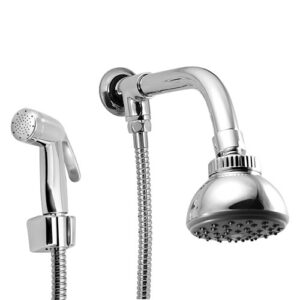 1843 1843 - Chuveiro Articulado ABS Completo Desviador + Flexível Metal + Gatilho ABS