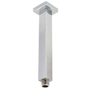 1847 1847 - Braço Chuveiro Quadrado Inox Cromado Teto 24 cm