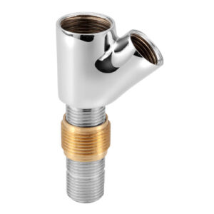2035 2035 - Adaptador Y 45° 1/2" x 3/4" x 1/2" MXFXF Latão Cromado