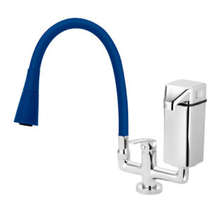 2175-5 2175 - Torneira Filtro Quadrado Mesa Monocomando Tubo Gourmet Color Arejador Duplo Cone