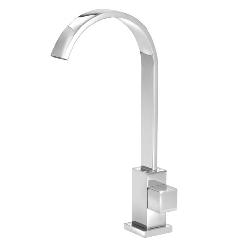 2800 2800 - Torneira Cozinha Mesa 1/4 Volta Quadrada Luxo