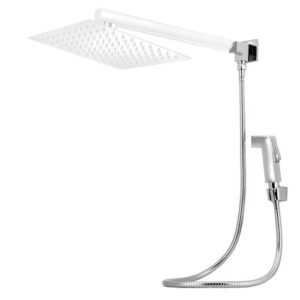 2819 2819 - Desviador para Chuveiro, Flexível 1,80 m e Gatilho ABS Quadrado Cromado (Não acompanha chuveiro)
