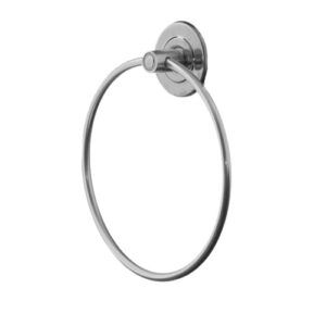 3006 3006 - Porta Toalha Argola Metal Inox/Alumínio