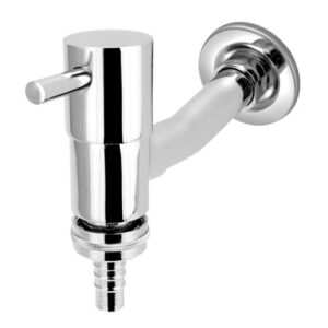 6133 - Torneira Tanque/Jardim Parede 1/4 Volta 13 cm Bico Metal C/99