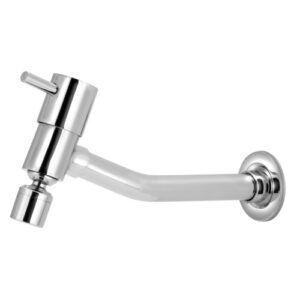 6166 - Torneira Pia Parede 1/4 Volta 21 cm Arejador Articulado C/99