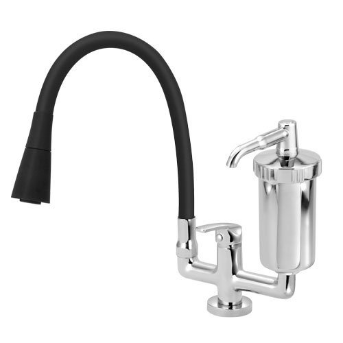 6175 6175 - Torneira Filtro Mesa Tubo Gourmet Color Arejador Duplo Cone Monocomando