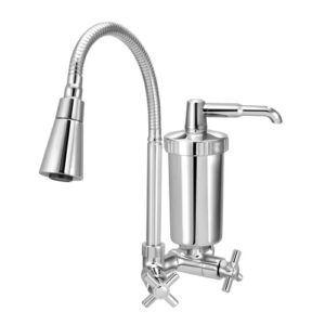 6179-2 6179 - Torneira Parede Gourmet Tubo Cone Cromado 1/4V C/66