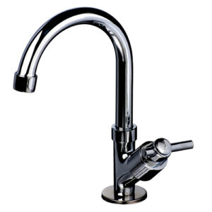 6195 6195 - Torneira Mesa 1/4 Volta Bica Móvel Tubo 3/4 Metal C/88