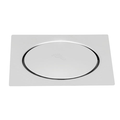 6655 6655 - Ralo Inox Click Quadrado 15 cm