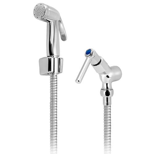 6807 6807 - Ducha 1/4 Volta Flexível Metal, Gatilho e Volante ABS C/98