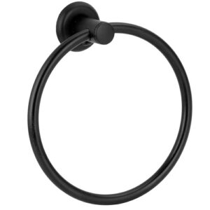 7106 7106 - Porta Toalha Argola Metal Preto