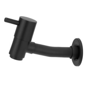 7122 - Torneira Tanque Parede Prática 1/4 Volta Preto C/99