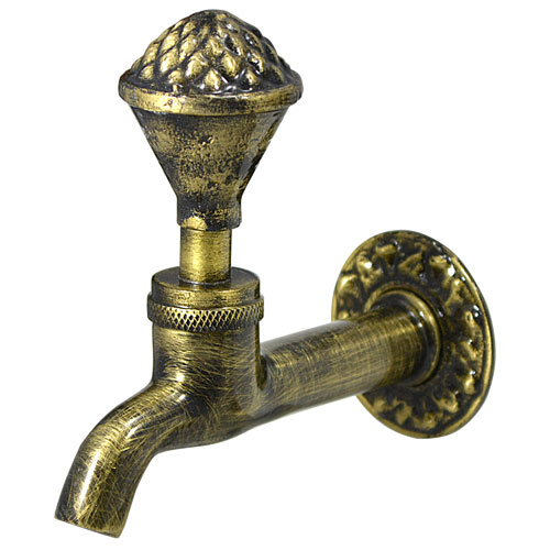 7126 7126 - Torneira Parede 1/4 Volta Tanque/Oratório Ouro Velho