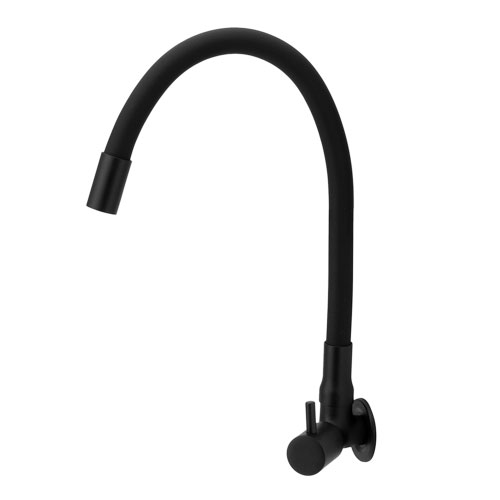 7164 7164 - Torneira Pia BM Parede Gourmet Preto 1/4 Volta C/99