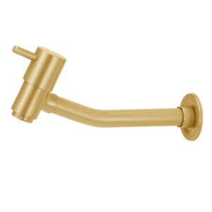 7168 7168 - Torneira Pia Parede Prática Dourada 21 cm C/99