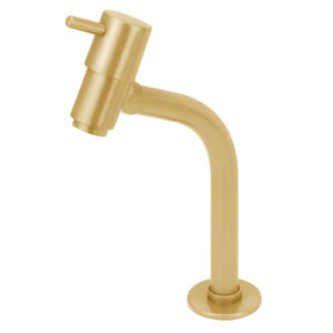 7198 7198 - Torneira Mesa 1/4 Volta Prática Dourada 16 cm C/99