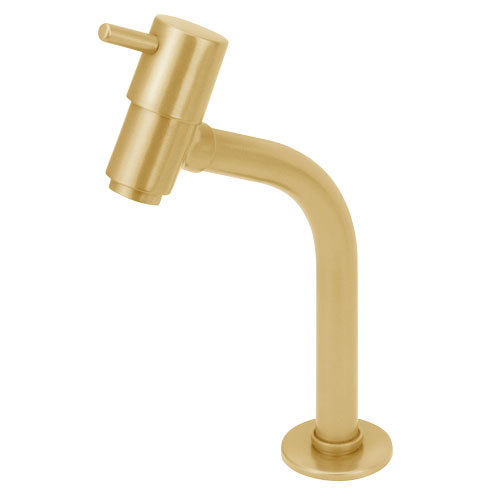 7198 7198 - Torneira Mesa 1/4 Volta Prática Dourada 16 cm C/99