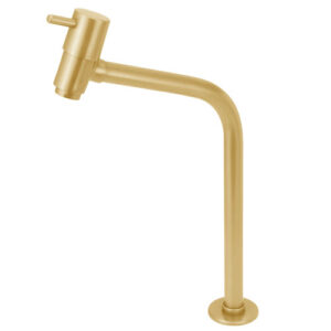 7207 7207 - Torneira Mesa 1/4 Volta Prática Alta Dourada 25 cm C/99