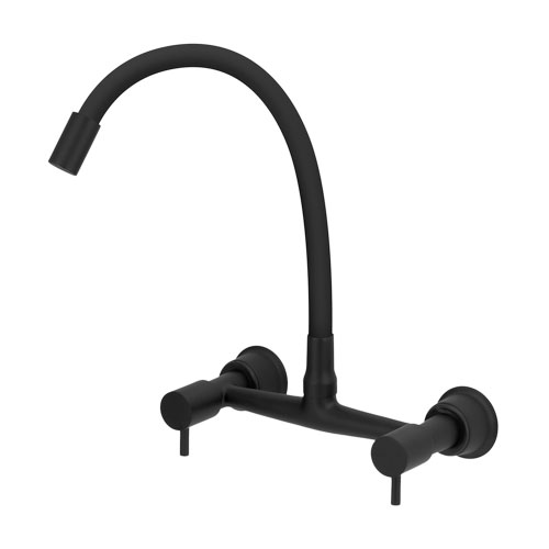 7258 7258 - Misturador Pia Cozinha Parede Preto 1/4V C/99