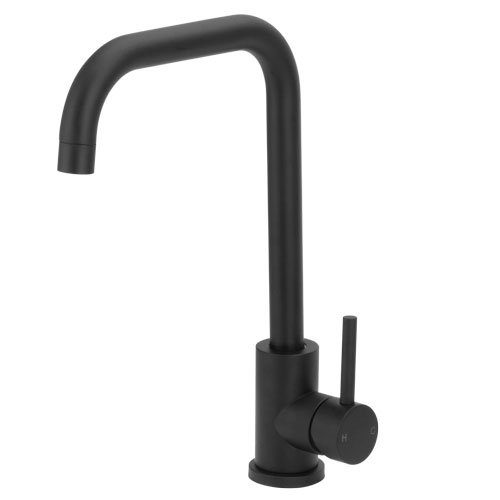 7593 7593 - Misturador Cozinha Monocomando Bica Movel Alta Preta