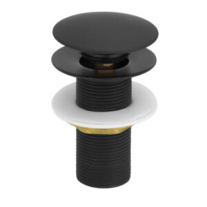 7604 7604 - Válvula Click Pia Lavatório Cuba Metal 7/8" Preto