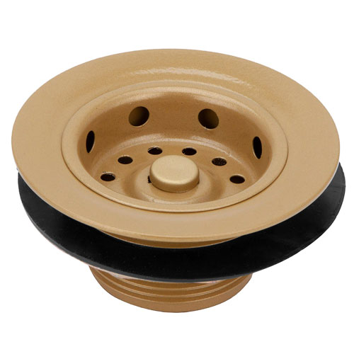 76241 76241 - Válvula Pia Americana para Pia Cozinha Metal 3.1/2” Dourado