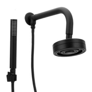 7736 7736 - Chuveiro Autolimpante com Desviador, Gatilho, Flexível, Acionador Preto