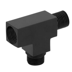 7809 7809 - Desviador para Chuveiro Quadrado Preto