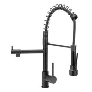 7896 7896 - Torneira com Misturador 50cm Preta