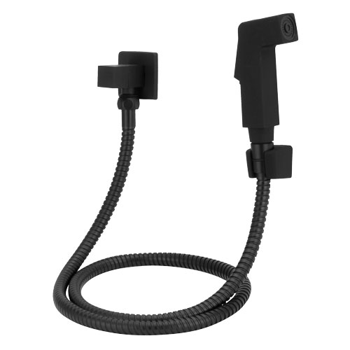 7901 7901 -Ducha Higiênica Luxo Metal 1/4 De Volta Preto