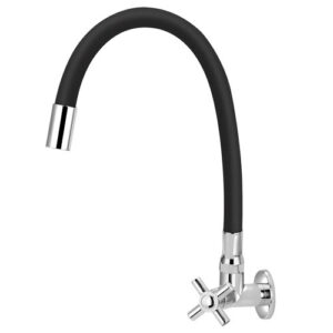 8164 8164 - Torneira 1/4 Volta Slim ABS Parede Tubo Color Preto C/21