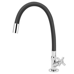 8165 8165 - Torneira 1/4 Volta Slim ABS Mesa Tubo Color Preto C/21