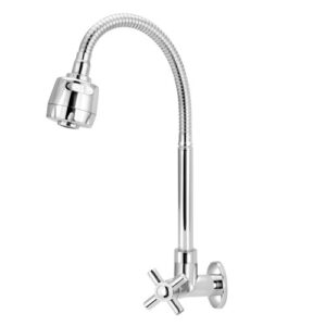8220 8220 - Torneira 1/4 Volta Slim ABS Parede Tubo Gourmet Cromado C/21