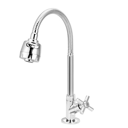 8221 8221 - Torneira 1/4 Volta Slim ABS Mesa Tubo Gourmet Cromado C/21