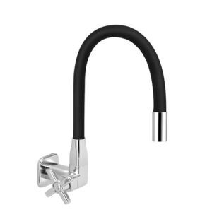 8703 8703 - Torneira Cozinha Parede 1/4 Volta BM. C/21 Cromada com Tubo Preto
