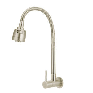 9506 9506 - Torneira Cozinha Parede 1/4 Volta Bica Móvel Tubo Gourmet