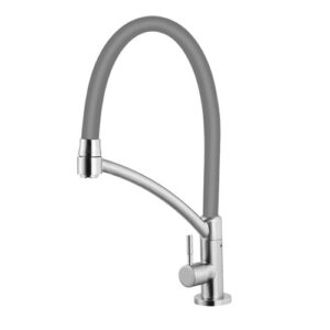 9521 9521 - Torneira Cozinha Mesa Tubo Flexível Cinza
