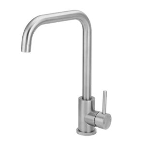 9593 9593 - Misturador Cozinha Mesa Monocomando Bica Movel Alta Inox Escovado